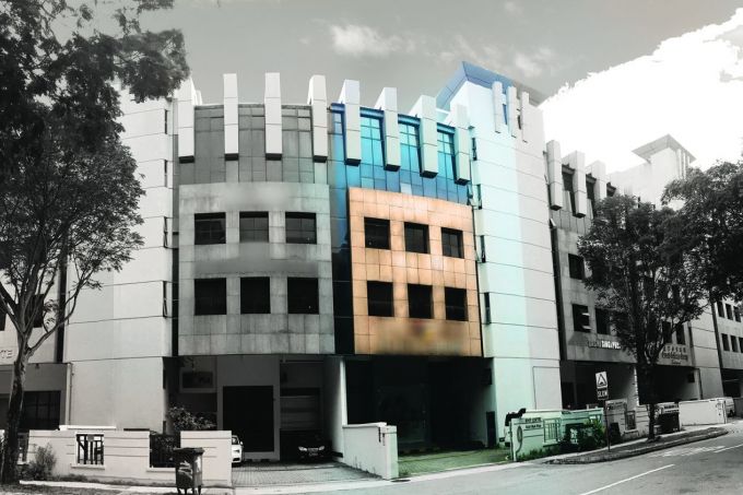 five-storey intermediate terrace factory