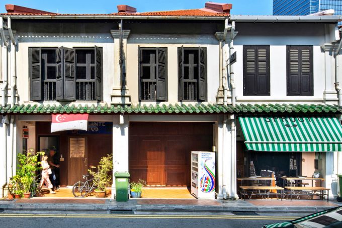 Duxton Road conservation shophouses