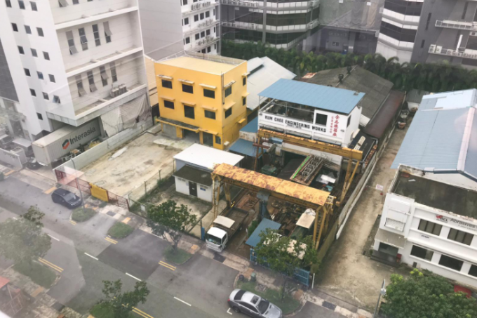 Two adjoining plots,