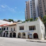 three adjoining freehold shophouses